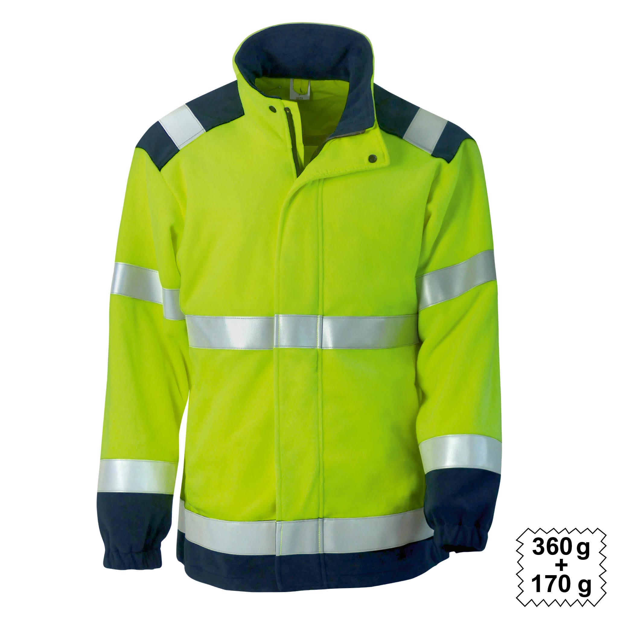 Veste polaire Multinorme, protection avertissement 911